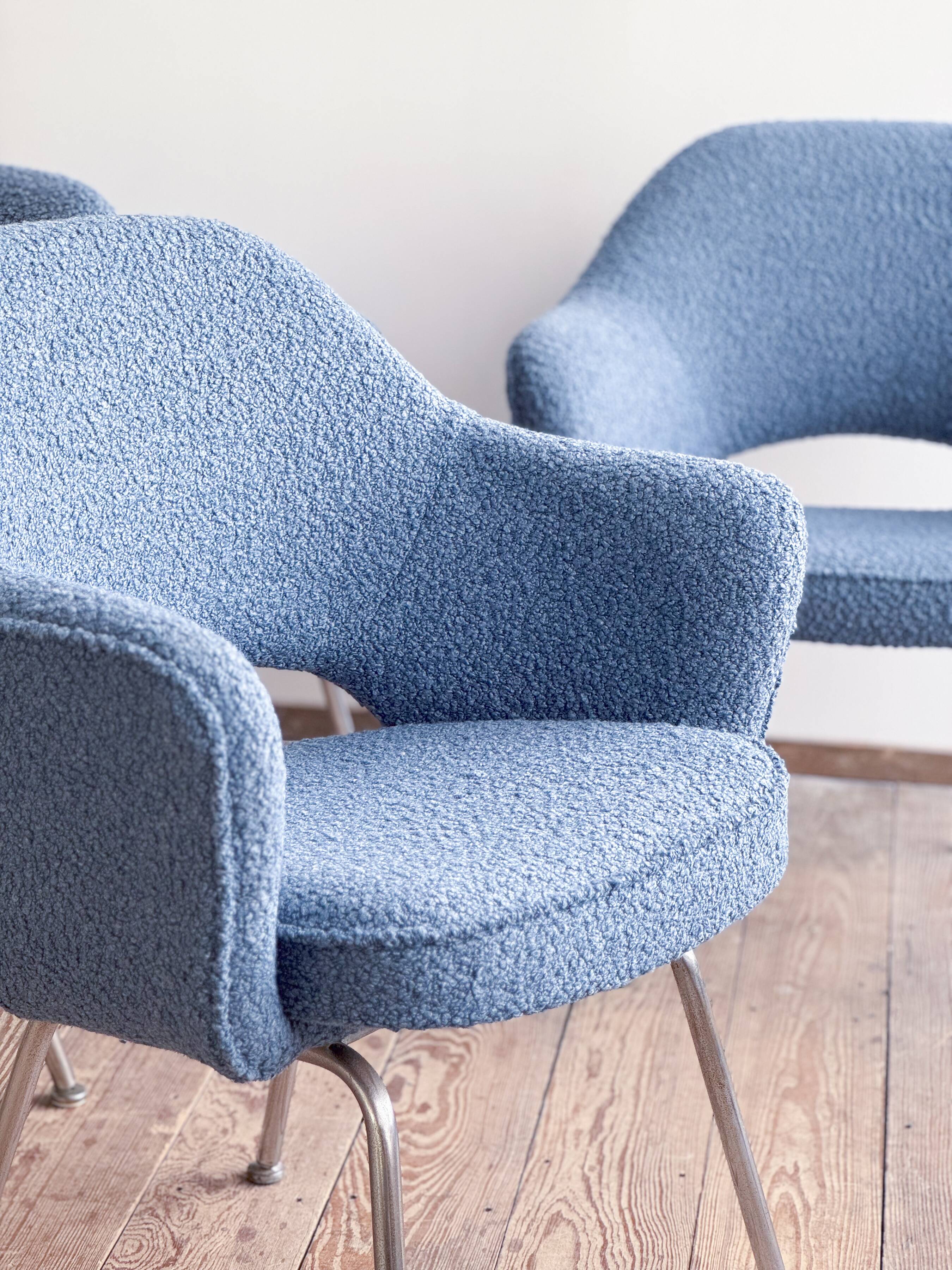Ensemble de 6 chaises Executive vintage par Eero Saarinen pour Knoll, 1940