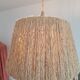 Suspension en corde naturelle vintage