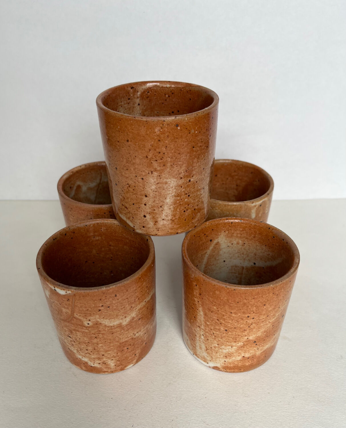 5 Sandstone cups