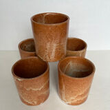 5 Sandstone cups