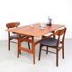 Vintage Kai Kristiansen height-adjustable coffee/dining table for Trioh, 1970s