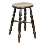 Antique English Windsor stool from the early 19th century