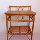 Pair of bamboo bedside tables