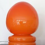 Vintage table lamp orange typical 70's