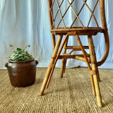 Vintage rattan chair 1960