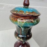 Vallauris vase in glazed ceramic