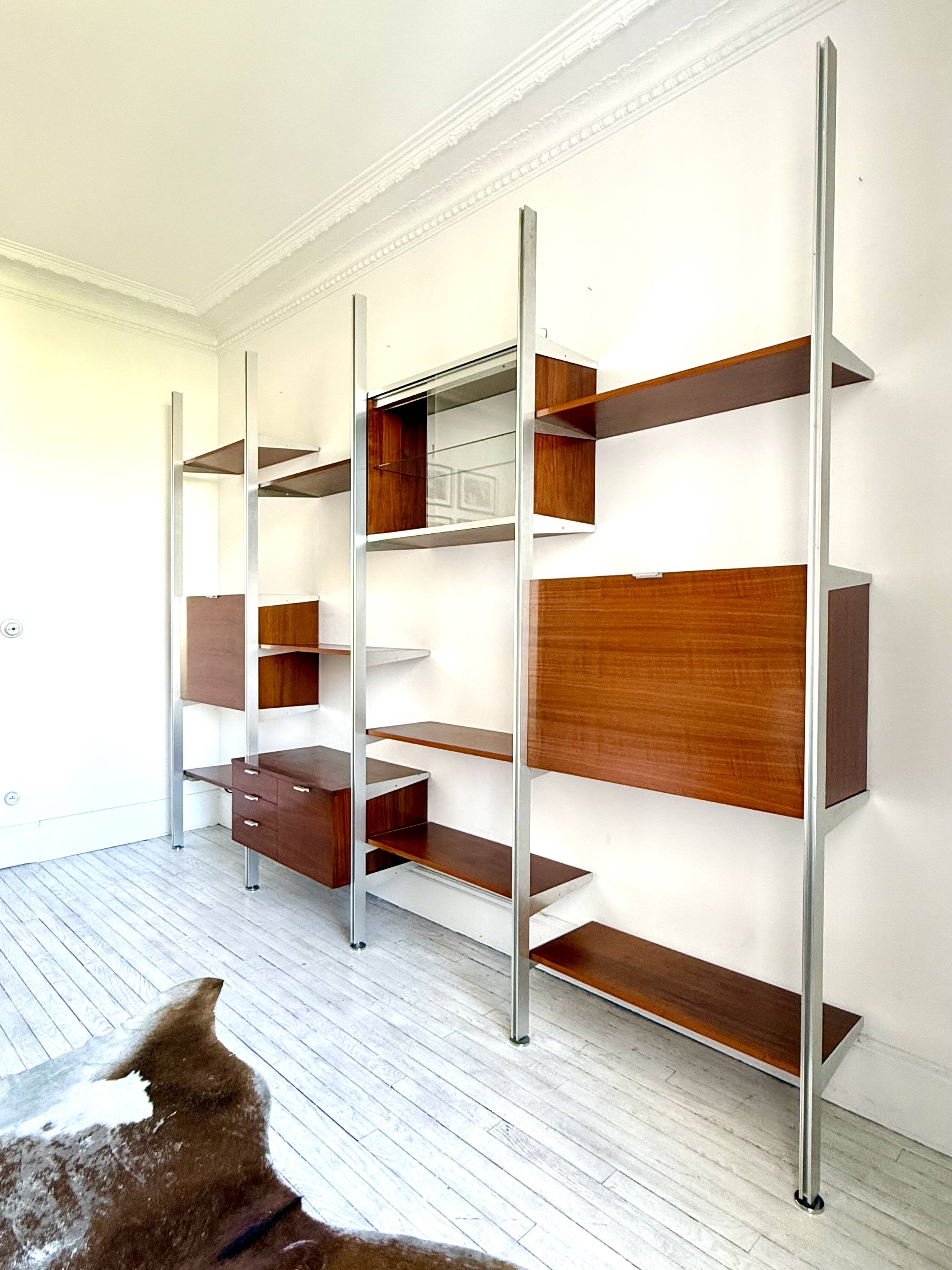 Modular floor library CSS George Nelson by Mobilier International