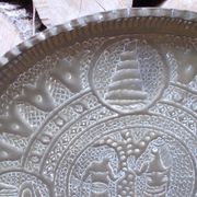 Old copper tray