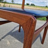 Set of 3 Scandinavian teak chairs