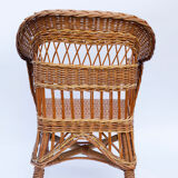 Children's chair in rattan