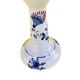 Bougeoir en porcelaine cobalt Wallendorf 1762, Allemagne années 1970.