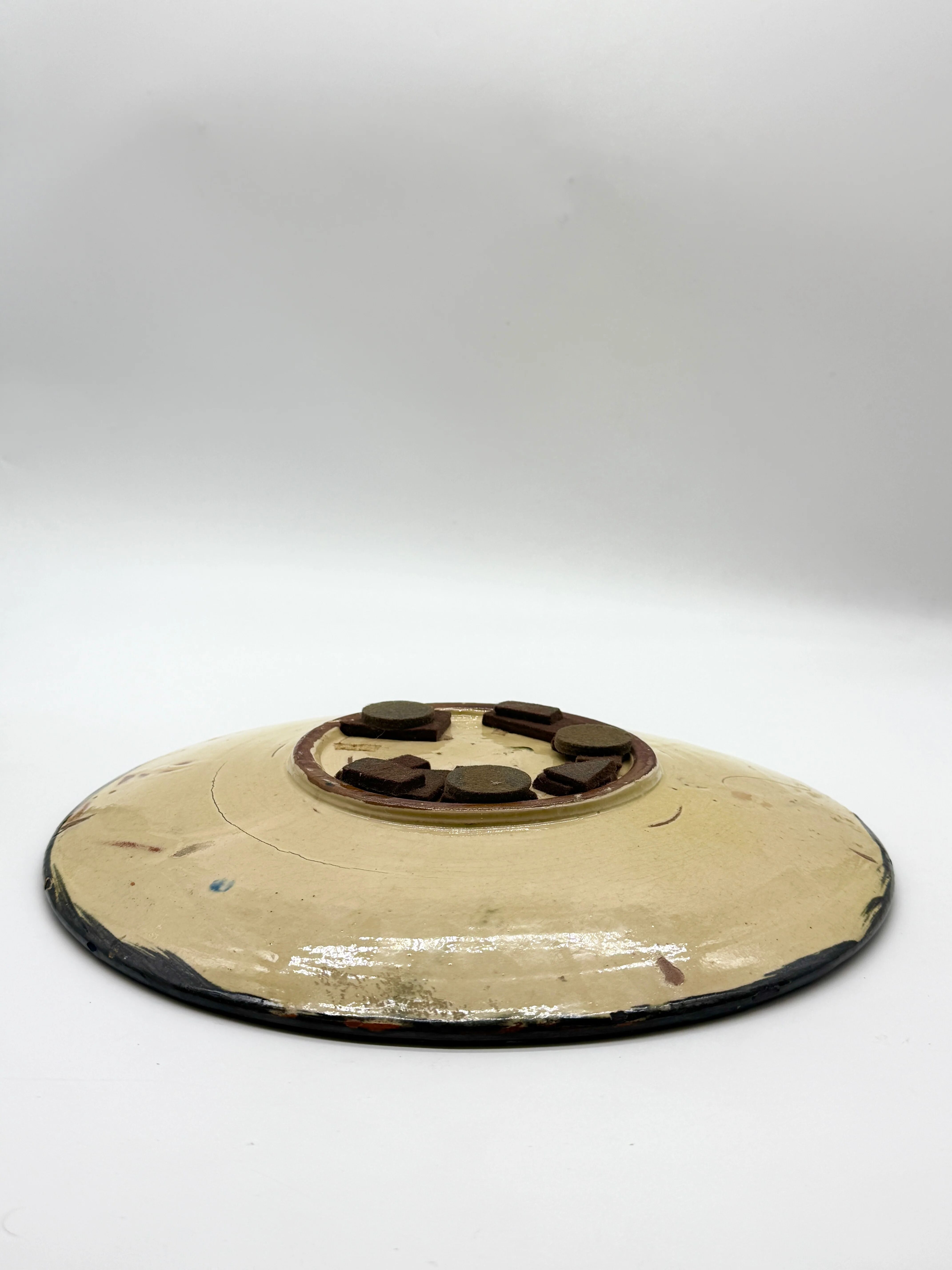 Large wall plate fish – Puigdemont, Catalonia, 1960s
