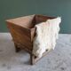 Old flour bin beech wood bin