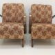 Set of 2 armchairs H 410 Halabala and coffee table for UP Závody, Czechoslovakia