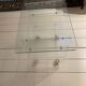 Table Roulante Desserte David Lange Plexiglas et Verre 4 Niveaux Vintage
