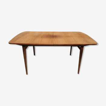 Scandinavian table 2 extensions teak "tray in its juice"