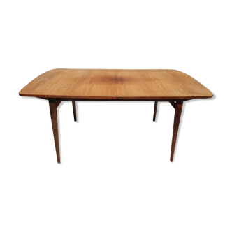 Scandinavian table 2 extensions teak "tray in its juice"
