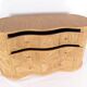 Rattan “leaf” chest of drawers