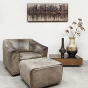 Pouf en cuir vintage DS47 De Sede