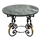 French Neoclassical Revival coffee table with Hollywood Regency influence, 1970s