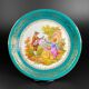 Assiette limoges porcelaine courting couple