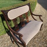 Bench and its two chairs