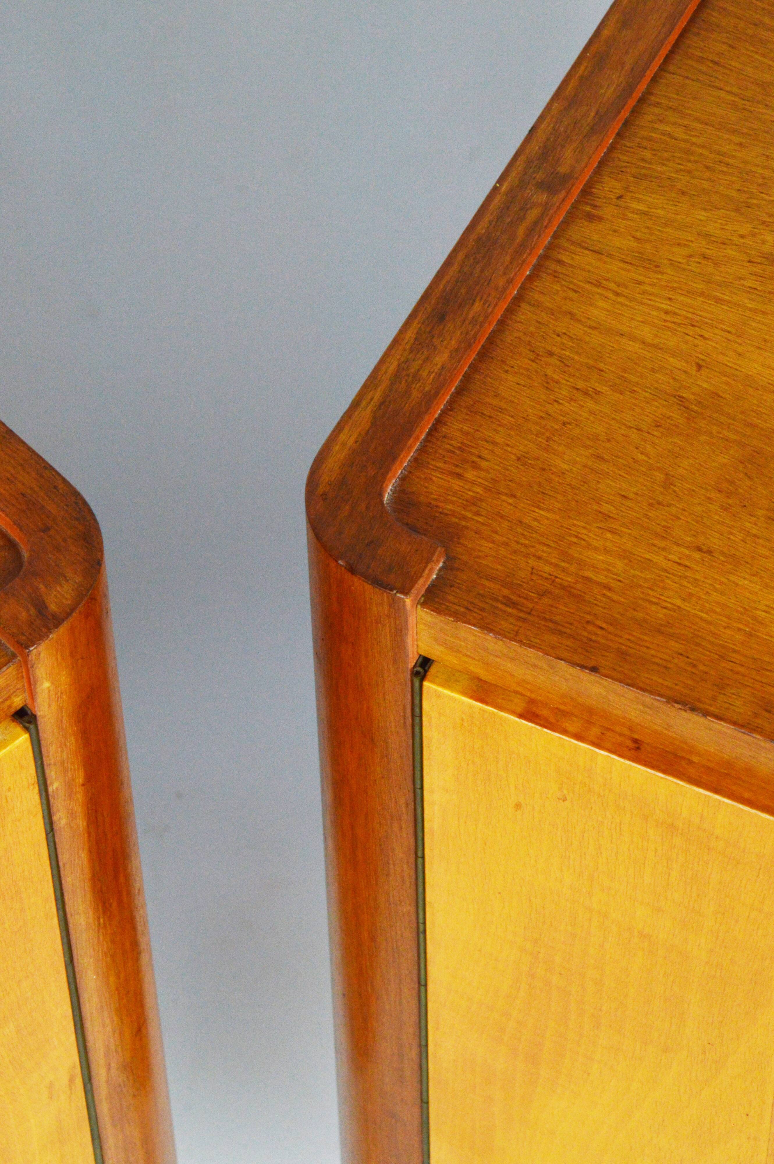 A pair of bedside tables, 1970s