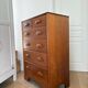 Maple stamped chest of drawers
