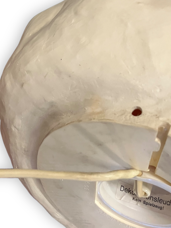 Lampe en composition moon rock