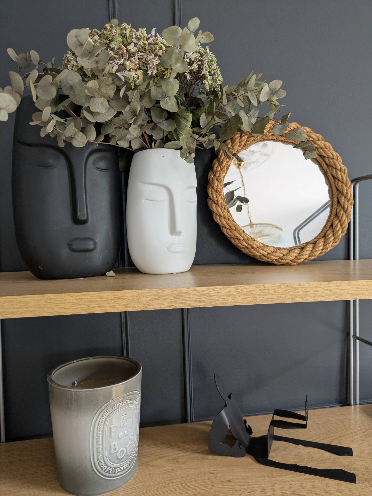 Mid Century Mirror Audoux and Minet