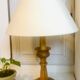 Lampe en bois 48 cm  circa 1960