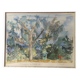 Watercolour 1981 "The Eucalyptus of Kelinda", signed S. Zurich and framed.
