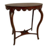 Table d'appoint en bois massif Art Nouveau, vers 1900–1910