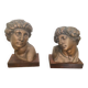 Paire de bronze "les esclaves" de Michel-Ange
