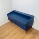 Low buffet / TV unit in midnight blue and wood, 1960