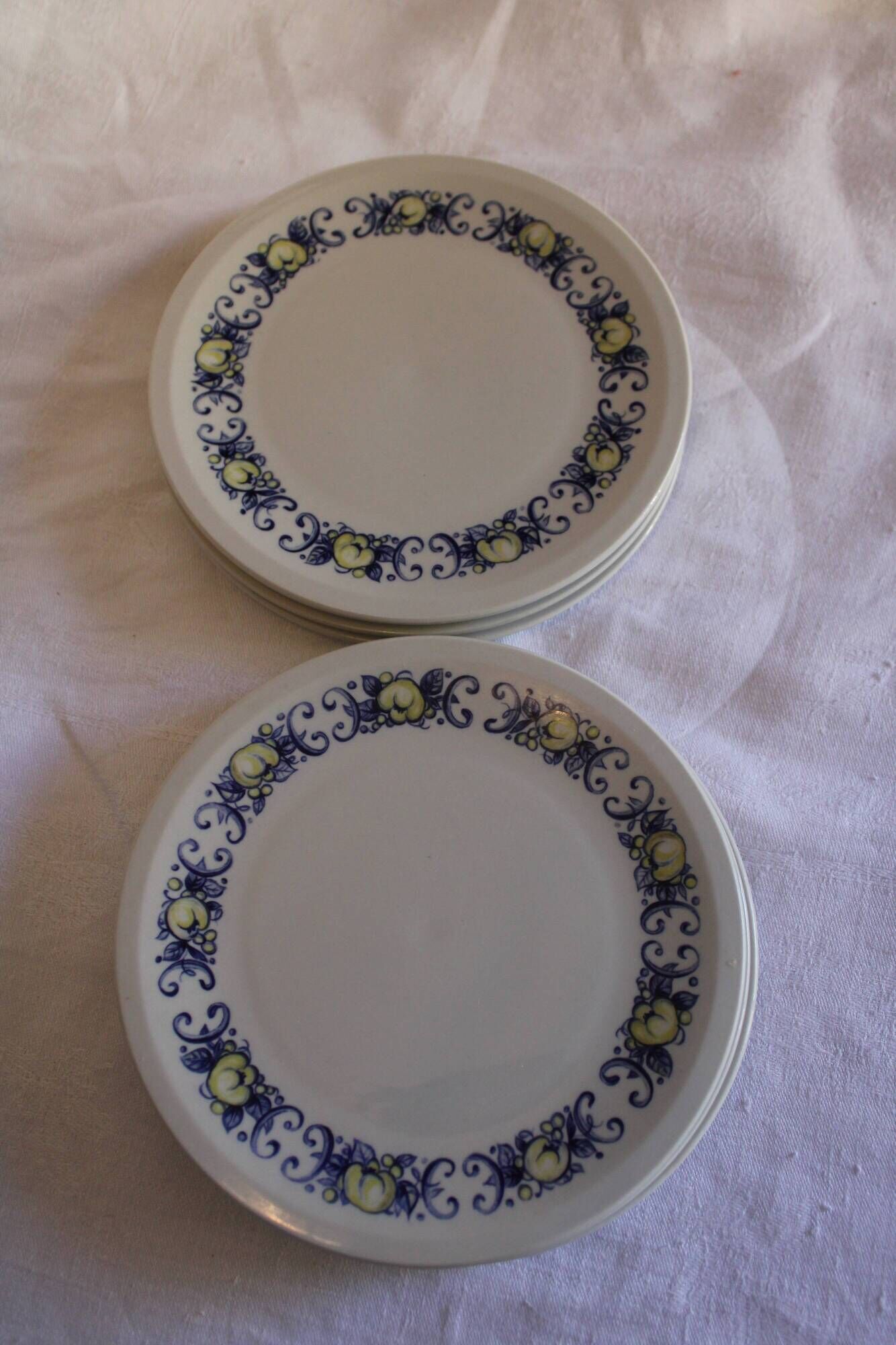 Lot of 7 dessert plates Villeroy and Boch Cadiz