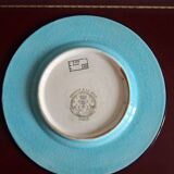 Plate in Longwy enamel 28.5 cm