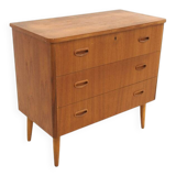 Scandinavian teak chest of drawers, Sweden, 1960