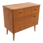 Scandinavian teak chest of drawers, Sweden, 1960