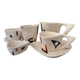 Ceramic tête-à-tête service, 1950s