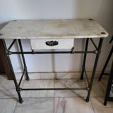 original 1900 marble decoration table
