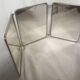Mirror barbier triptych 67x27cm