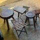 Folding fishing stool 40s