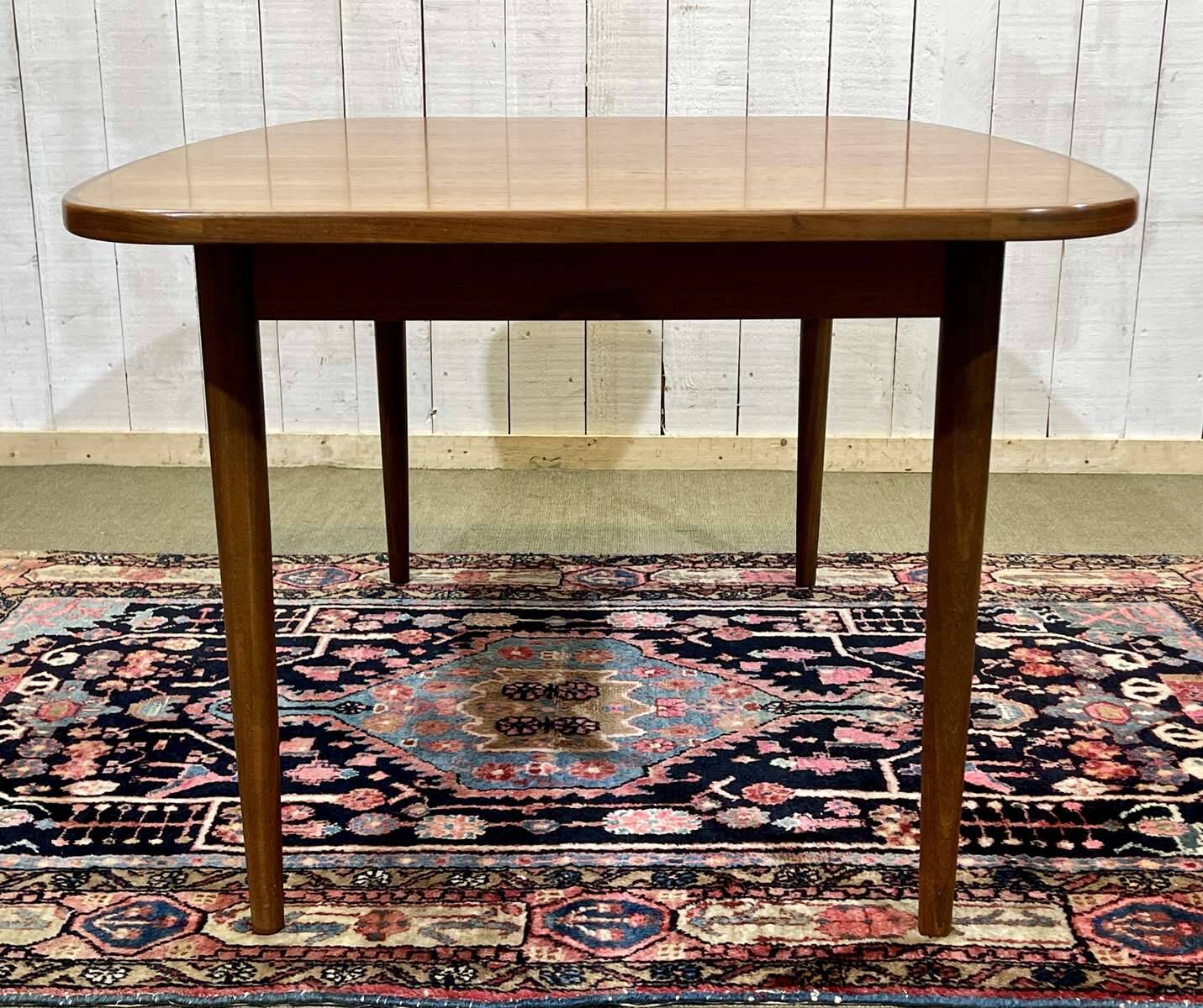 G-Plan teak table from the 1970s with butterfly extension.