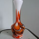 Vetreria Barbieri vase from Empoli in Italy in opaline glass from Florence