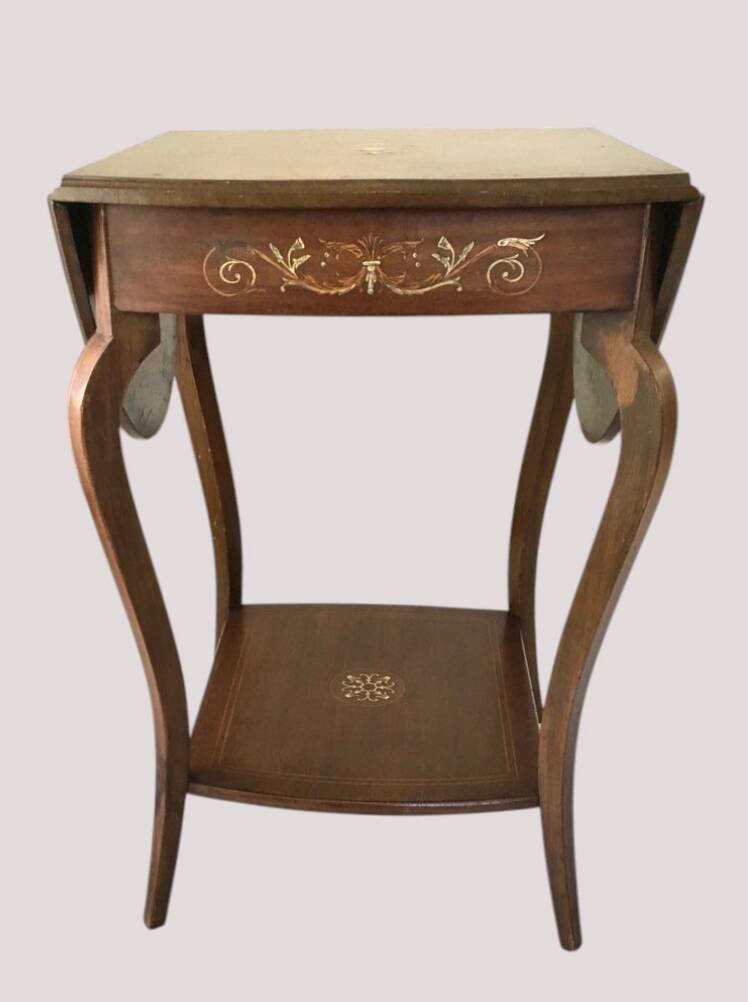 Art Deco marquetry tea table 1930