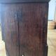 Rustic antique chest made of solid wood
