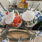 Hedgehog with vintage bottles