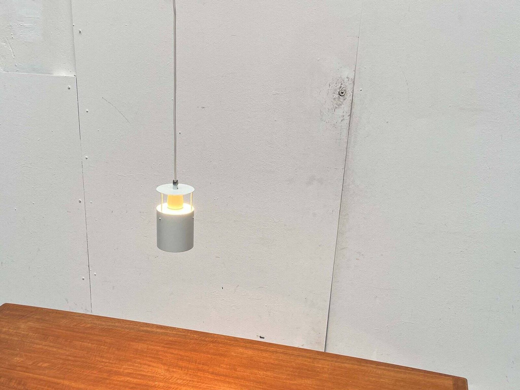 Fyrtønden pendant lamp, minimalist Danish modern mid-century by Asger Bay Christiansen for Lys, 1960s.