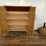 Retro 1950 vintage shoe cabinet